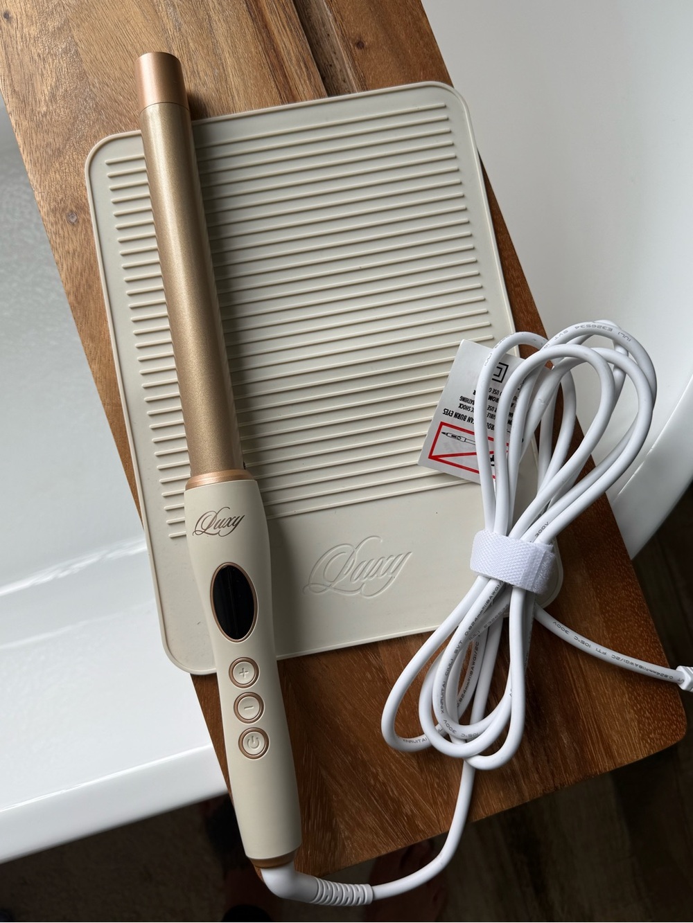 Luxy Hair Signature Hair Curler (Extended Barrel 1 inch Curling Wand)